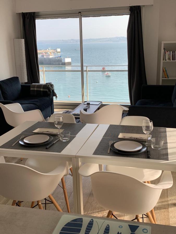 Appartement Design VIII - Port Rosmeur - Sublime Vue Mer دوارنونيه المظهر الخارجي الصورة