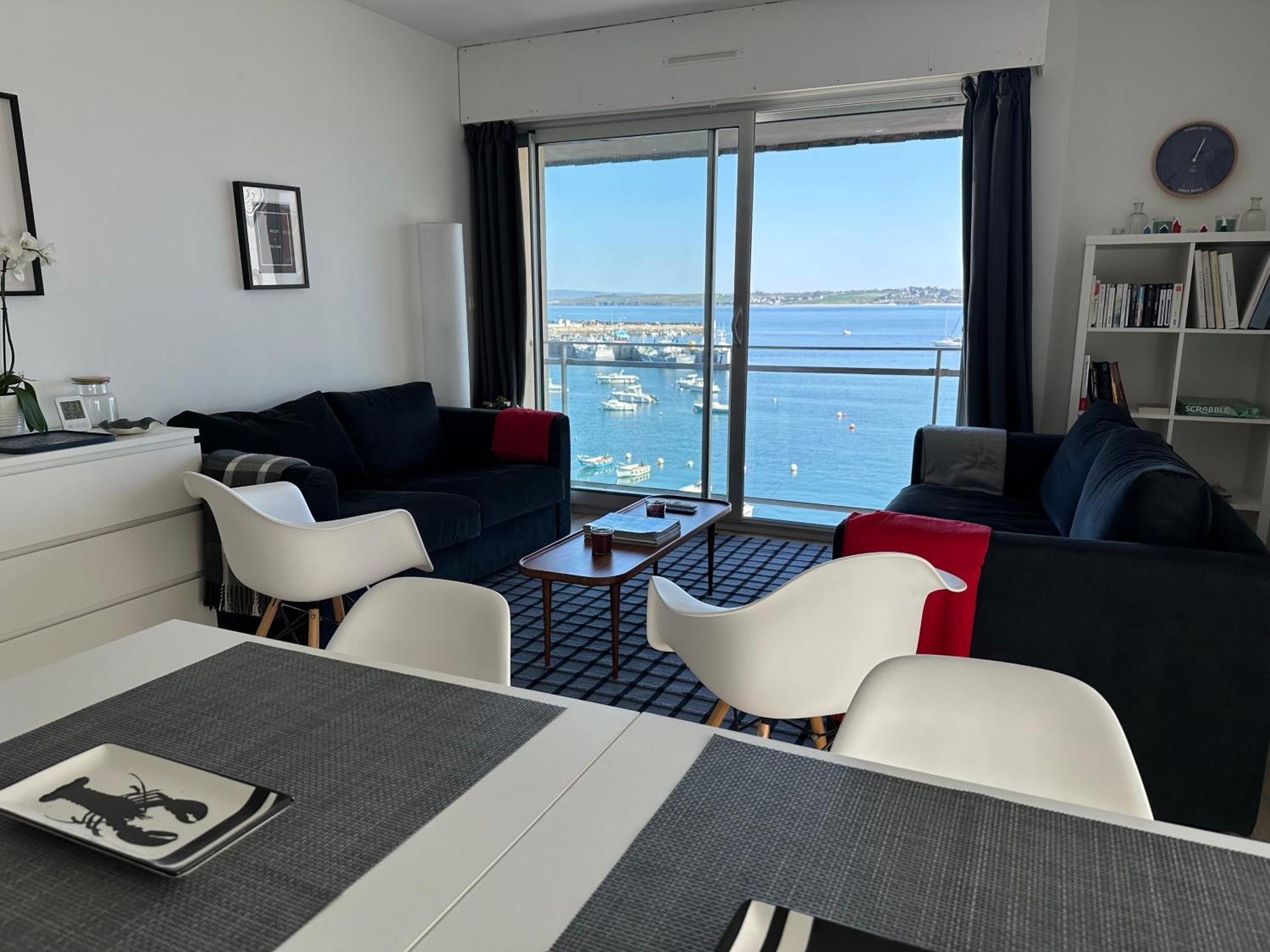 Appartement Design VIII - Port Rosmeur - Sublime Vue Mer دوارنونيه المظهر الخارجي الصورة