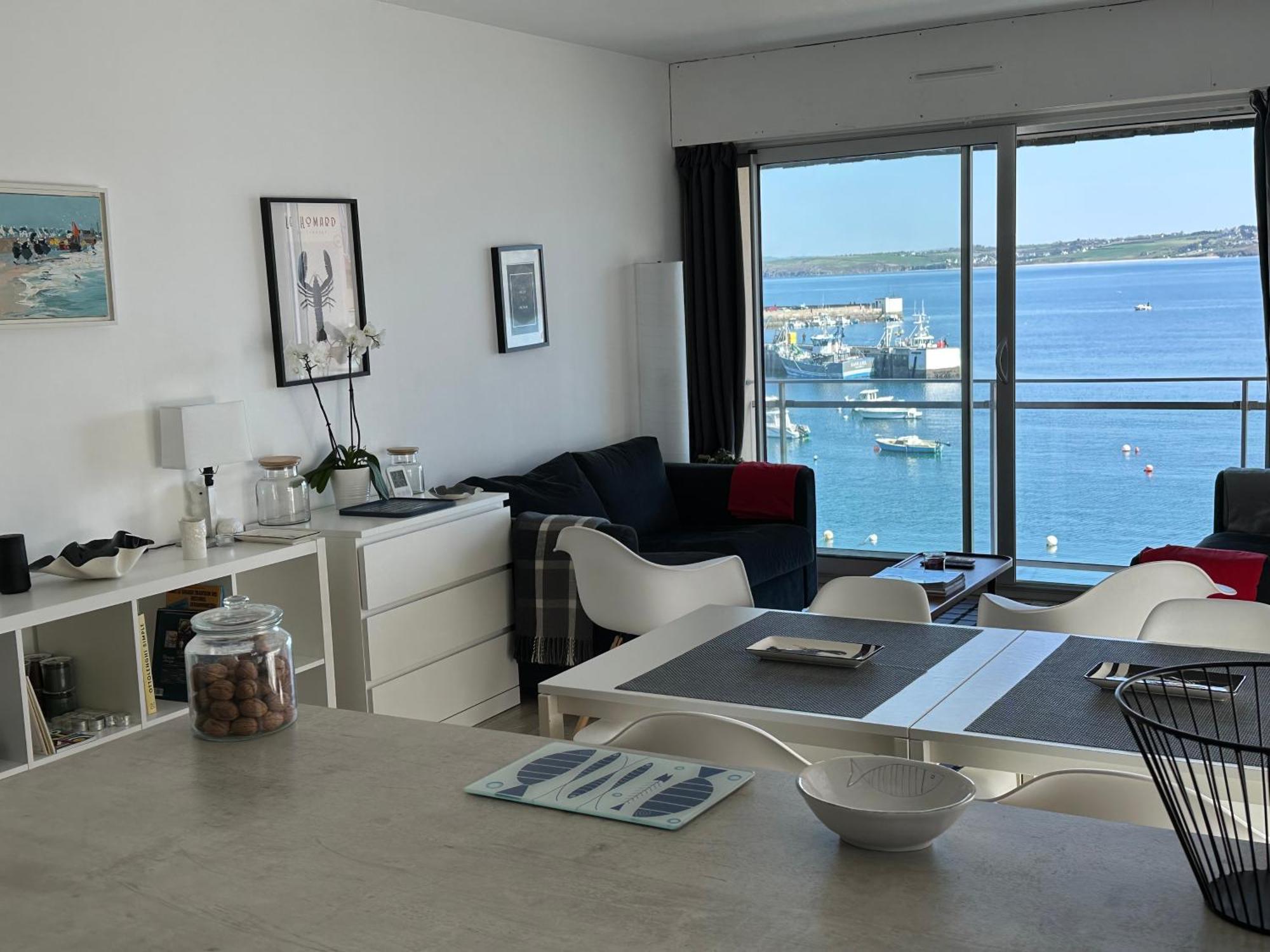 Appartement Design VIII - Port Rosmeur - Sublime Vue Mer دوارنونيه المظهر الخارجي الصورة