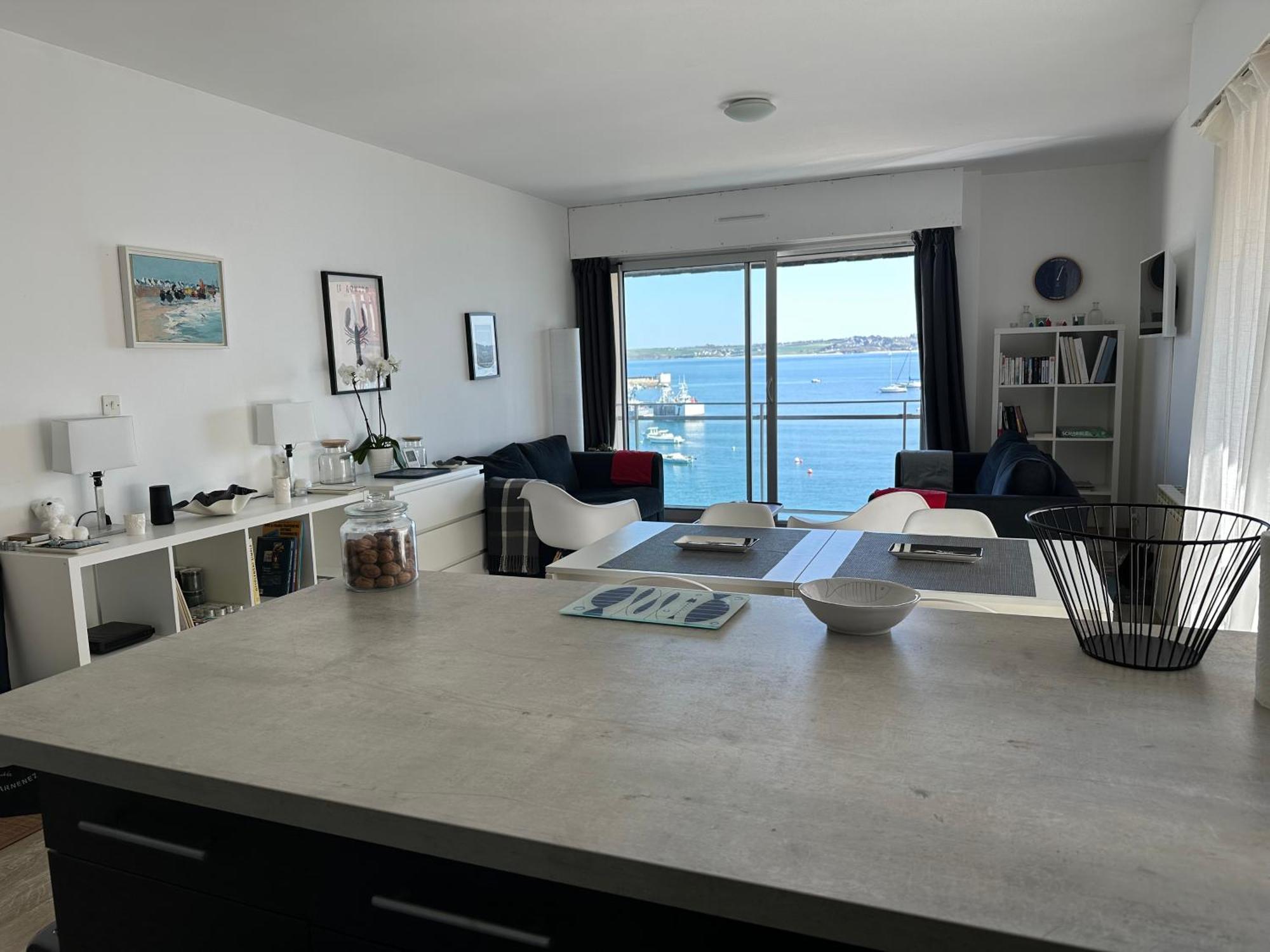 Appartement Design VIII - Port Rosmeur - Sublime Vue Mer دوارنونيه المظهر الخارجي الصورة